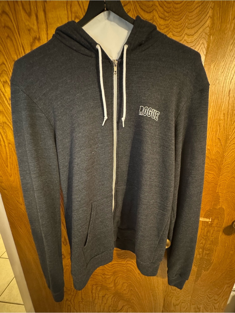 Rogue Fitness “International” Men's Charcoal Zip Hoodie